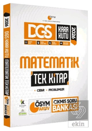 2026 DGS Kara Kutu Matematik TEK KİTAP ÖSYM Arşiv Çıkmış Soru Bankası 