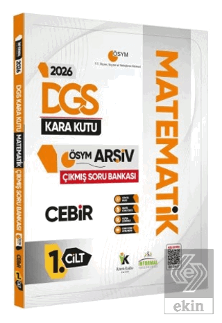 2026 DGS Matematik Kara Kutu 1. Cilt Cebir ÖSYM Çıkmış Soru Bankası Ko