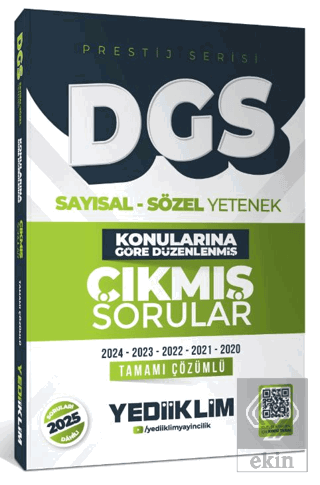 2026 DGS Prestij Serisi Sayısal Sözel Yetenek Konularına Göre Düzenlen