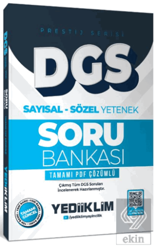 2026 DGS Prestij Serisi Sayısal Sözel Yetenek Tamamı PDF Çözümlü Soru 