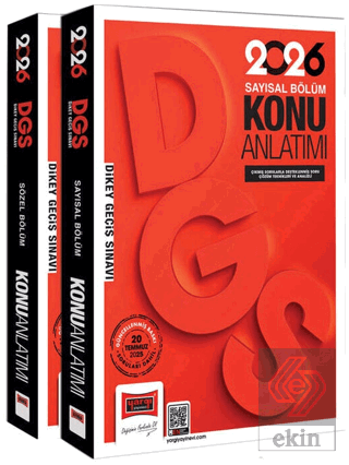 2026 DGS Sayısal-Sözel Yetenek Konu Anlatımlı Modüler Set (2 Cilt)