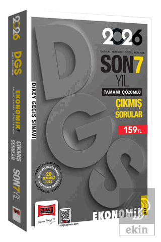 2026 DGS Sayısal-Sözel Yetenek Son 7 Yıl Çıkmış Sorular (Ekonomik Bask