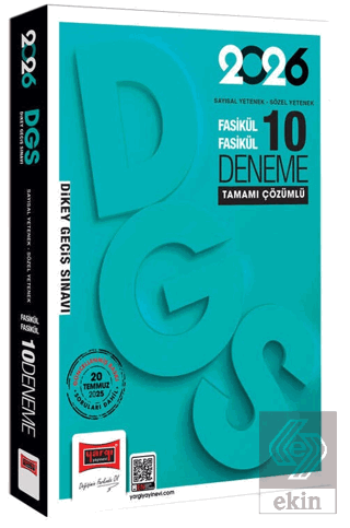 2026 DGS Sayısal-Sözel Yetenek Tamamı Çözümlü 10 Deneme
