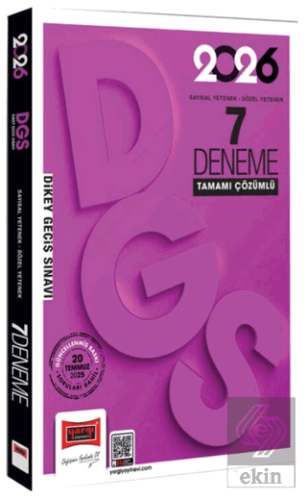 2026 DGS Sayısal-Sözel Yetenek Tamamı Çözümlü 7 Deneme
