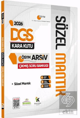 2026 DGS SÖZEL MANTIK Kara Kutu ÖSYM Çıkmış Soru Havuzu Bankası Konu Ö