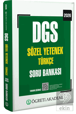 2026 DGS Sözel Yetenek Türkçe Tamamı Çözümlü Soru Bankası