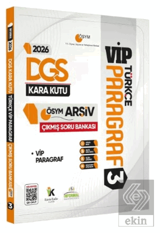 2026 DGS Türkçenin Kara Kutusu PARAGRAF 3 VİP ÖSYM Çıkmış Soru Havuzu 