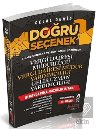 2026 Doğru Seçenek Vergi Dairesi Müdür ve Yardımcılığı, Gelir Uzman Ya
