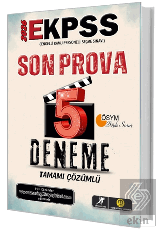 2026 E-KPSS Son Prova 5 Çözümlü Deneme