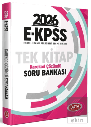2026 E-KPSS Tek Kitap Soru Bankası Karekod Çözümlü