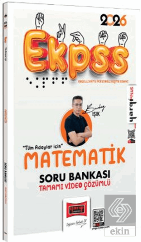2026 EKPSS Tüm Adaylar İçin Matematik Tamamı Video Çözümlü Soru Bankas