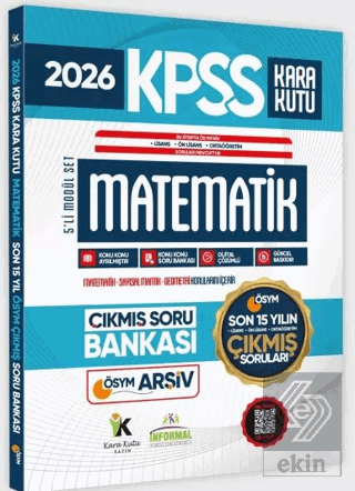 2026 FULLKPSS Lisans -Önlisans-Ortaöğretim Matematik Kara Kutu ÖSYM Çı