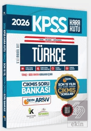 2026 FULLKPSS Lisans-Önlisans-Ortaöğretim Türkçe'nin Kara Kutusu ÖSYM 