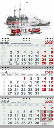 2026 Gemici Takvim - Ortaköy