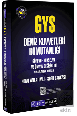 2026 GYS Deniz Kuvvetleri Komutanlığı Görevde Yükselme Konu Anlatımlı 