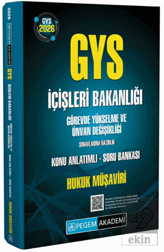 2026 GYS İçişleri Bakanlığı Görevde Yükselme Sınavlarına Hazırlık Konu