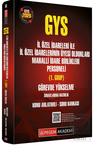2026 GYS İl Özel İdareleri ile İl Özel İdarelerinin Üyesi Oldukları Ma