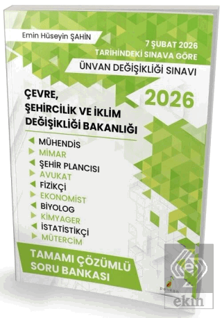 2026 GYS ÜDS Çevre Şehircilik ve İklim Değişikliği Bakanlığı Soru Bank