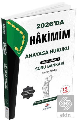 2026 Hakimlik Hakimim Anayasa Hukuku Soru Bankası