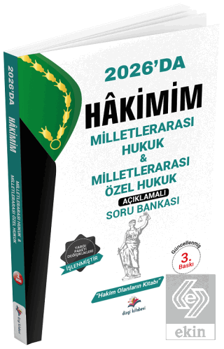 2026 Hakimlik Hakimim Milletlerarası Hukuk, Milletlerarası Özel Hukuk Soru Bankası