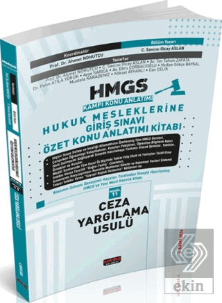 2026 HMGS Ceza Yargılama Usulü Özet Konu Anlatımı