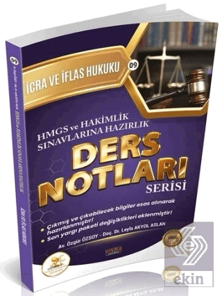 2026 HMGS Hakimlik HUKAL İcra ve İflas Hukuku Ders Notları