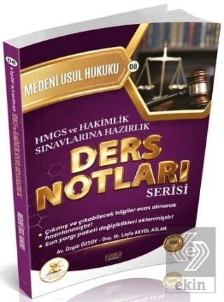 2026 HMGS Hakimlik HUKAL Medeni Usul Hukuku Ders Notları