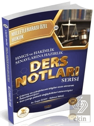 2026 HMGS Hakimlik HUKAL Milletlerarası Özel Hukuk Ders Notları