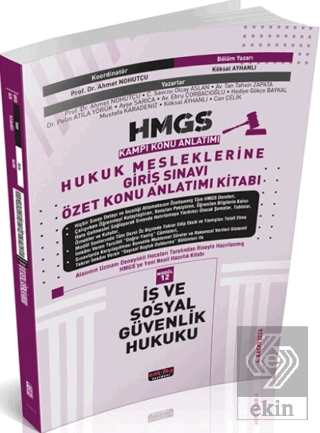 2026 HMGS Özet İş ve Sosyal Güvenlik Hukuku Konu Anlatımı