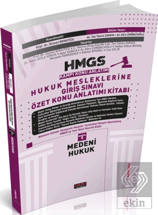 2026 HMGS Özet Medeni Hukuk Konu Anlatımı