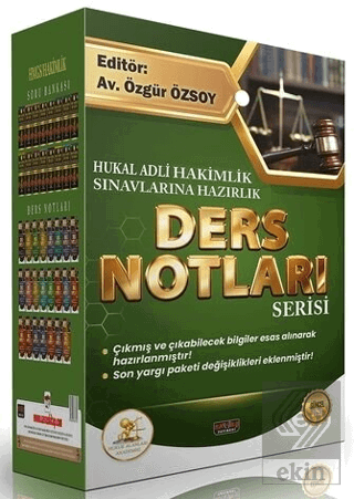 2026 HUKAL Adli Hakimlik Ders Notları Seti