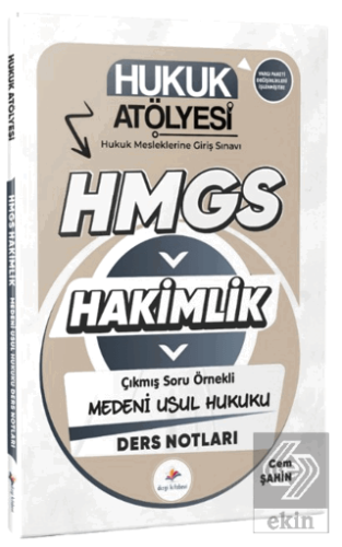 2026 Hukuk Atölyesi Hakimlik HMGS Hukuk Mesleklerine Giriş Sınavı Çıkm