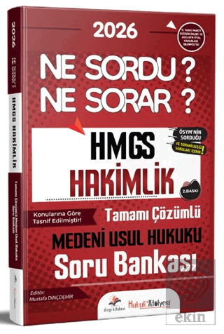 2026 Hukuk Atölyesi HMGS Hakimlik Ne Sordu Ne Sorar Medeni Usul Hukuku