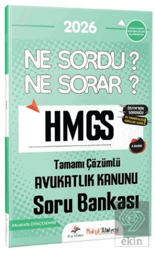 2026 Hukuk Atölyesi HMGS Ne Sordu Ne Sorar Avukatlık Kanunu Tamamı Çöz
