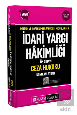 2026 İktisadi ve İdari Bilimler Fakültesi Mezunları İçin İdari Yargı H