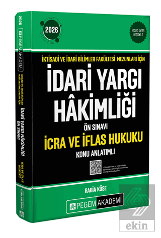 2026 İktisadi ve İdari Bilimler Fakültesi Mezunları İçin İdari Yargı H