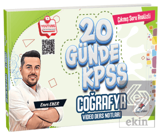 2026 KPSS 20 Günde Coğrafya Video Ders Notları