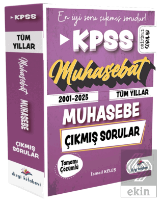 2026 KPSS A Grubu Muhasebe Muhasebat Çıkmış Sorular 2001-2025 Tüm Yıllar Çözümlü