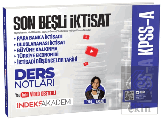 2026 KPSS A Grubu Son Beşli İktisat Video Ders Notları