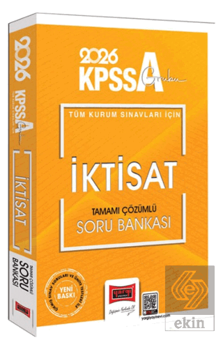 2026 KPSS-A Grubu Tüm Kurum Sınavları İçin İktisat Tamamı Çözümlü Soru Bankası