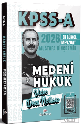 2026 KPSS A Medeni Hukuk Video Ders Notları