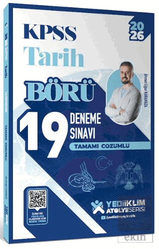 2026 KPSS Börü Tarih Tamamı Çözümlü 19 Deneme Sınavı