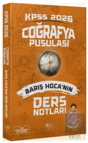 2026 KPSS Coğrafya Pusulası Ders Notları