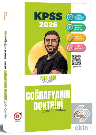 2026 KPSS Coğrafya Soru Bankası