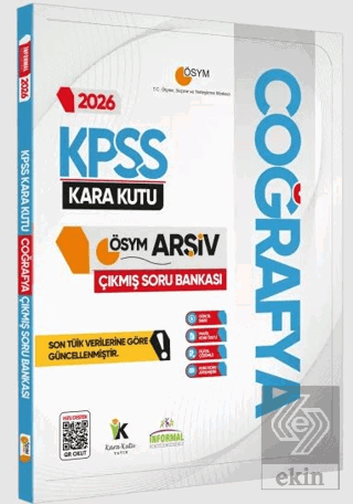 2026 KPSS Coğrafya'nın Kara Kutusu ÖSYM Çıkmış Soru Havuzu Bankası Kon