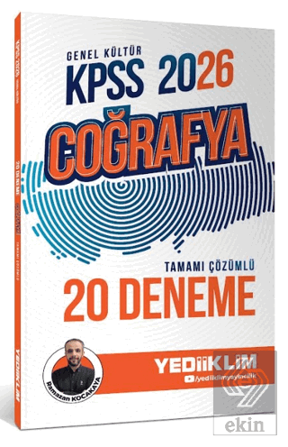 2026 KPSS Genel Kültür Coğrafya Tamamı Çözümlü 20 Deneme