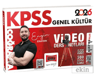 2026 KPSS Genel Kültür Coğrafya Video Ders Notları