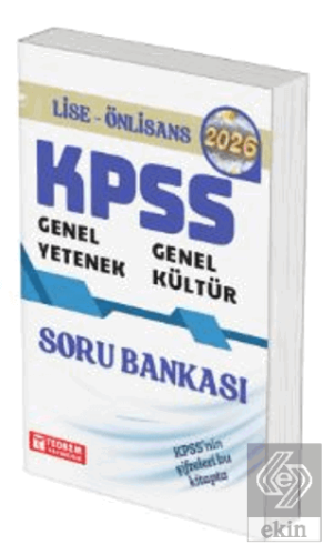 2026 KPSS Genel Kültür Genel Yetenek Lise ve Önlisans Tüm Dersler Soru