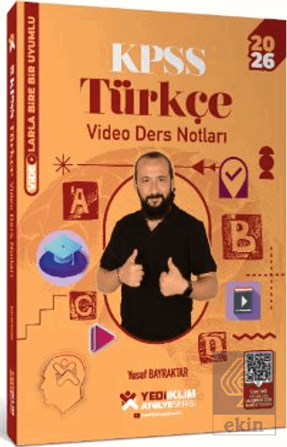 2026 KPSS Genel Yetenek Atölye Serisi Türkçe Video Ders Notları