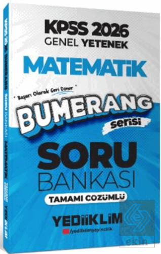 2026 KPSS Genel Yetenek Bumerang Matematik Tamamı Çözümlü Soru Bankası